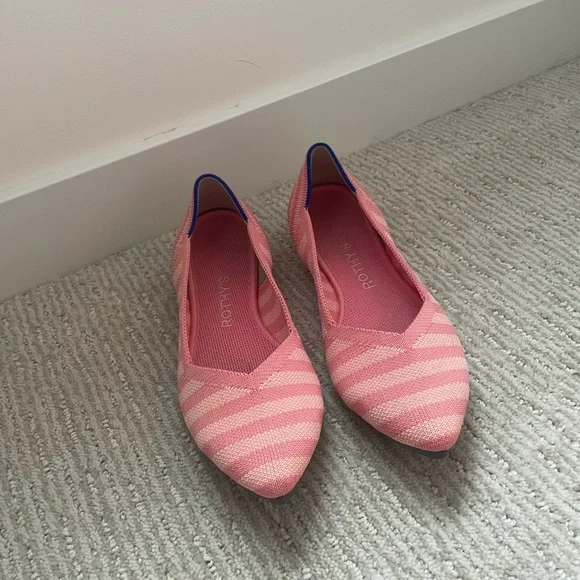 Rothy's Pink Striped Flats - Picture 4 of 4